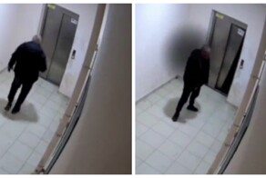 Мужчина вынес дверь лифта ногой, потому что тот в очередной раз сломался