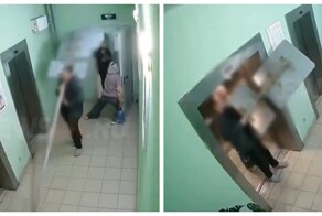 В Нижнем Новгороде подростки пытались пронести дорожный знак в лифт многоэтажного дома