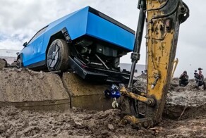 Суровый и беспощадный тест на выносливость кузова Tesla Cybertruck