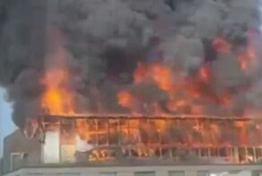 Крупный пожар вспыхнул в элитном ЖК в центре Москвы