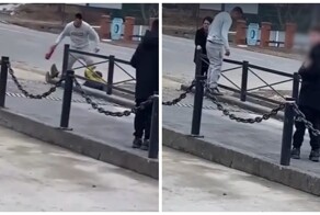 Мужчина избил оппонента огнетушителем