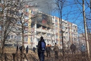 В Ленинградской области случился пожар в многоэтажном доме после взрыва газа
