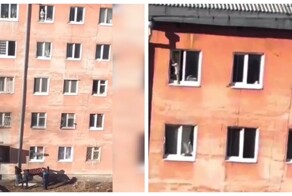 В Асбесте маленький ребёнок вылез в окно 5-го этажа и встал на краю