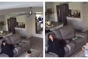 Мальчик впечатлил родственницу своим броском