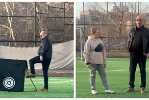 В центре Екатеринбурга неадекват на «Гелике» напал на лучников и сломал дорогущие стрелы