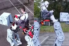 Прототип шагохода из «Звездных войн»