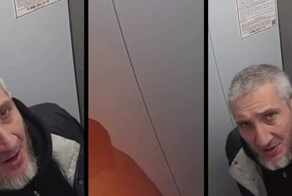 В Краснодаре мужику не понравилась камера в лифте и он зачем-то решил её поджечь