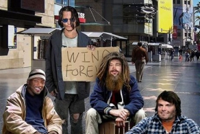 Бездомные знаменитости (16 фото)