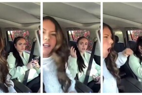 Мама зажигает в машине