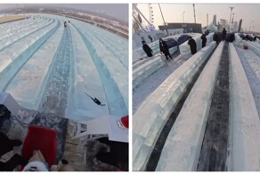 Ледяная горка длиной 521 метр