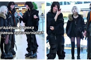 Современная модница угадывает треки