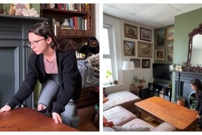 Когда двигаешь картинку в Microsoft Word