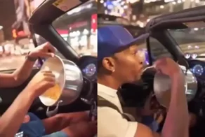 Машина с кастрюлей вместо руля