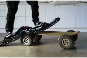 Гусеничный внедорожный скейтборд