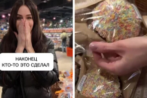 В одном из магазинов девушка обнаружила продающуюся отдельно верхушку кулича
