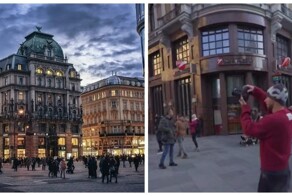 Город Вена, снятый в технике гиперлапс