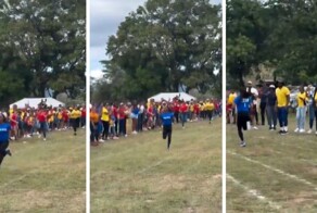 В забеге мам на Ямайке победила трёхкратная олимпийская чемпионка