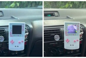 Энтузиаст превратил  ретро-консоль в камеру заднего вида