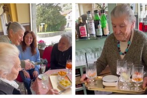 100-летняя барменша из Италии