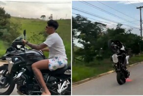 Красивое выступление водителя BMW