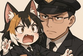 В Японии трех кошек приняли на работу начальниками железнодорожных станций