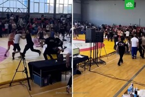 Борцы-студенты устроили массовую драку на турнире во Владикавказе