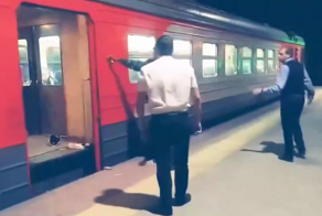 Машинист охладил пыл драчунов