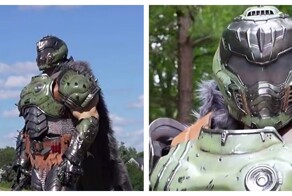 Девушка сделала броню главного героя игры DOOM