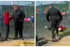 В Иркутске мужчина швырнул школьника на детской площадке