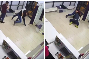 В Подмосковье кавказцы пытались похитить товар, а потом жестоко избили полицейского, который хотел их остановить