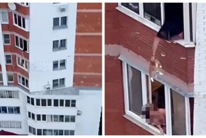 Мужчина пытался выкинуть своего кота из окна