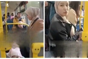 Женщины среднеазиатской внешности проехали на автобусе две остановки, не оплатив проезд