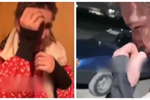 "А говорил, что "сестра": в Махачкале заставили разоблачиться человека в никабе