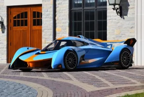 McLaren, созданный для компьютерной игры, продали на аукционе