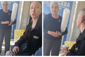 Бабушка попросила девушку подвинуть сумку, чтобы присесть на лавку
