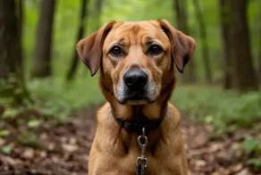 Бросила на верную смерть: в Ленобласти безответственная хозяйка привязала собаку к дереву и убежала
