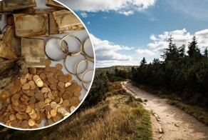 Туристы нашли тайник с золотом на горной тропе в Чехии