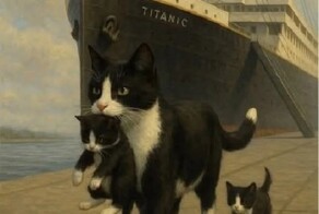 Кенни - обычная кошка с "Титаника"