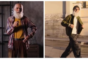 Модный московский дед Виктор