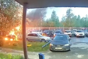 Захотели посмотреть как горит бензин и сожгли соседские машины