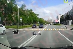 Красноречивый знак "слепые пешеходы"