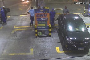 Взрыв газового баллона во время заправки на АЗС