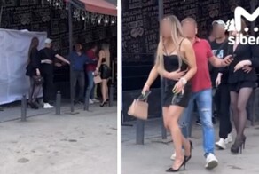 В Новосибирске трансвеститы подрались с девушками у ночного клуба