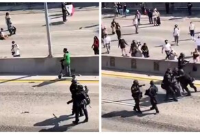 Задержание самокатчика в Лос-Анджелесе