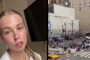 Девушка с Манхэттена показала вид из своего окна