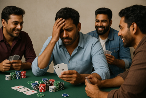 Индиец проиграл жену во время игры в покер с друзьями