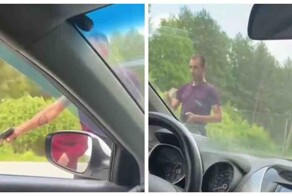 В Екатеринбурге неадекват достал пистолет и устроил стрельбу из-за того, что автоледи не пропустила его на дороге