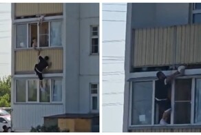 В&nbsp;Новосибирске спасли маленького ребенка, едва не упавшего с&nbsp;балкона