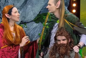 Зарисовка в стиле "Властелина колец" на шоу "Давай поженимся!"