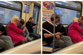 В московском метро замечен мужчина, проявляющий симпатию к зрелой женщине